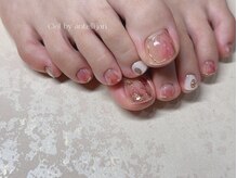 シエル バイ アンテリジャン(Ciel By Antellijan)/お花うるみ　フットネイル