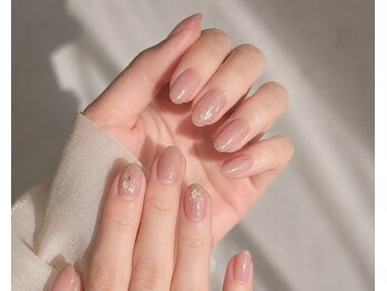 サンカリネイル バイ バラ イオンモール今治新都市店(SANKARI nail by VALLA)の写真/*日常に寄り添う繊細デザイン*肌なじみ抜群◇200色以上のカラーでオフィスにも馴染む上品ネイル♪