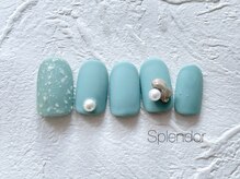 ネイルサロン スプレンダー(Splendor)/くすみカラー×マット