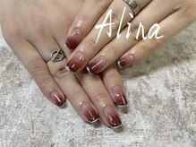 エリナネイルサロン池袋(Alina Nail Salon)/秋カラーグラデーション