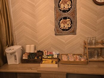 トンポータイスパアンドマッサージ(Tonpoh Thai Spa&Massage)/ドリンクコーナー