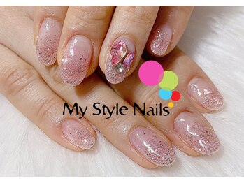 マイ スタイル ネイルズ(My Style Nails)/ラメグラデーションジェル