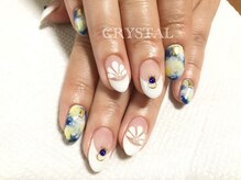 クリスタル(CRYSTAL)/夏ネイル