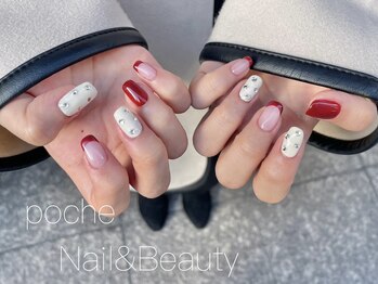 ア―ジュポシェフリル 天神西通り店(age poche Frill)/ドットネイル