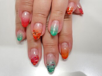 クォーターリゾートネイル(QUARTER RESORT nail)/シロップネイル☆