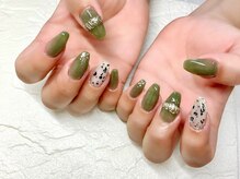 ビューティービースト フォー ネイルアンドアイラッシュ 熊本店(beauty:beast)/アニマル カーキ