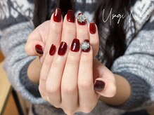 ウサギネイル 新大久保店(usagi nail)/マグネットフレンチ秋可愛い