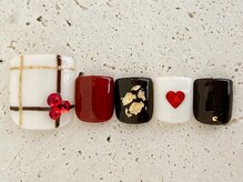 タフィーネイル 宜野湾コンベンションシティ店(TaffyNail)/フット グランドデザイン 6990円