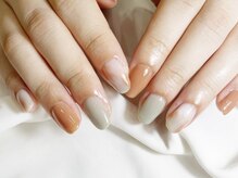 リーチェ ビューティアンドネイルサロン 大名店(Beauty&Nail Salon)/ニュアンス秋ネイル