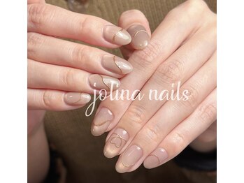 ジョリーナ ネイルズ 鶴見(Jolina Nails)/ミラーネイル ショートネイル