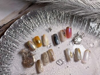 アジュールネイル アンド ビューティー 京橋店(AzurNail & Beauty)の写真/【他店でも何度でもOK】なんと全メニューオフ無料!!お得に通い続けられる◎カラー・パーツの種類も豊富★