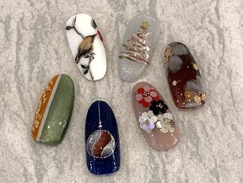 ネイルサロンハマチ(Hamachi)の写真/サロンの魅力"華やかネイル"お得な価格で特別な1日を演出【MYキャンぺ-ン¥5500～】フォトギャラリ-もcheck!