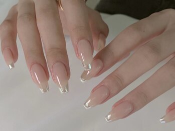 ビジューネイル(bijou nail)/オーロラフレンチ