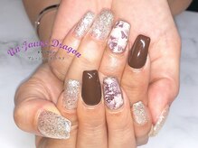 アン ジョーヌドラゴ/【自爪ネイル】パイソンネイル