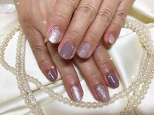 ウィズ フェリーク/ブラウンキルティングネイル