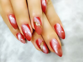 ネイルサロン シェル(Nail Salon SHELL)/赤いマグネット