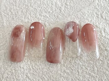 エムドットネイル 池袋(m.nail)/落ち着きピンクニュアンス