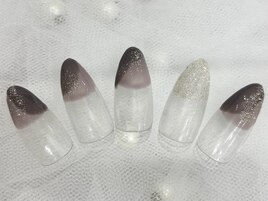 塗りかけネイル