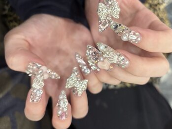 シェルネイル(SHELL NAIL)/y2k/埋め尽くし/staff:takeda