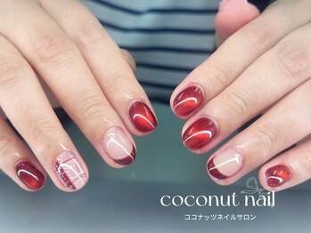 ココナッツネイル/シンプルネイル