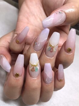 リッチネイル(Rich Nail)/大理石ネイル