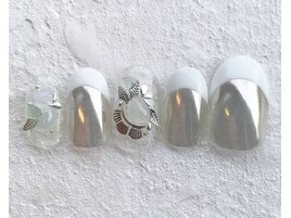 メタリック くすみカラー ミラー