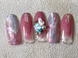春ピンク大理石