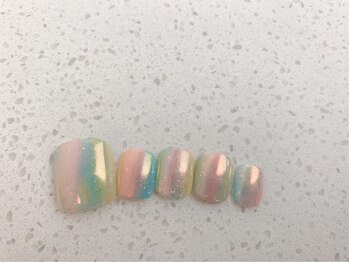 ネイルサロン&スクール ジーナ(GINA)/ツヤツヤトレンドミラーネイル