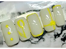 アルーシェ 平井(Alushe)/グレー×イエロー◎定額¥5,980