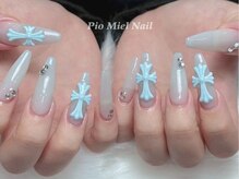 ピオミエルネイル 新宿(pio miel nail)/ちゅるん氷ネイル