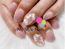 マイ スタイル ネイルズ(My Style Nails)/ラメグラデーションジェル