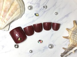 フット親指アート