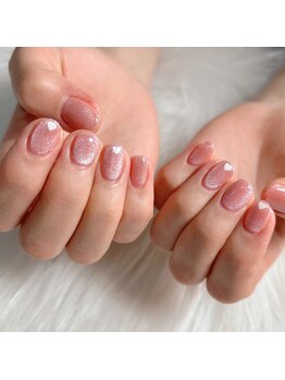 バブラブ/マグネットネイル×ハート