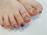 トップネイリスト（担当照井）foot 中間 art nail