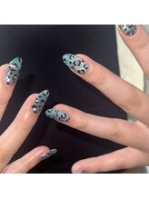 ウネウネ(uneune)/◯豹柄ネイル