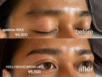 ワクシー 恵比寿店(WAXYYY.)/メンズ　ハリウッドブロウリフト