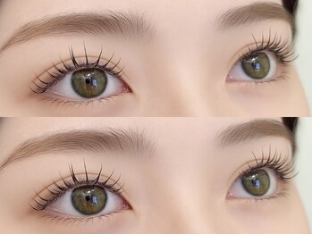 ニューディール 大通店(New deal)の写真/中顔面短縮効果◎超軽量フラットラッシュ上下180本&高濃度TR¥5900★悩み改善×ボリュームeyeで垢抜け顔に！