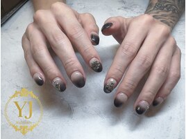 メンズ大人気黒グラデーション