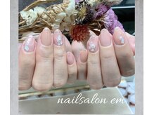 エム(em)/ふんわりピンクネイル♪