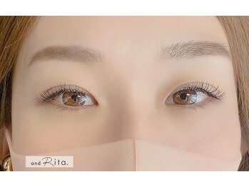 アンドリタ/マツエク：フラットラッシュ