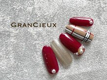 クアトログランシュ 青葉台(QUATRO×GranCieux)/バーバリー風チェックネイル