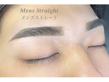 ルミシア トウキョウ 福岡天神店(LUMICIA. TOKYO)/メンズストレート眉/メンズ眉毛