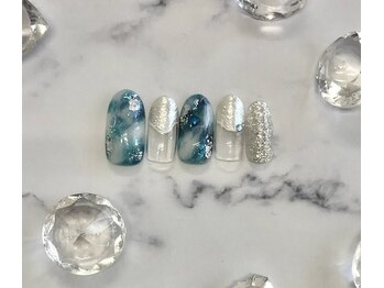 ネイルサロン エクール(Axceorr)/マーブルネイル