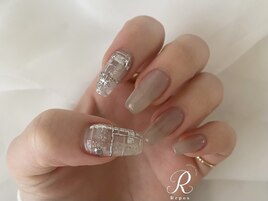 ニュアンスチェック柄
