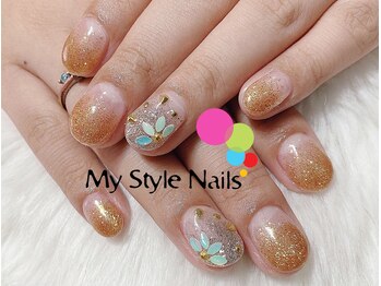 マイ スタイル ネイルズ(My Style Nails)/ラメグラデーションジェル