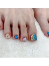 ネイルサロン クール(Nailsalon Coeur)/夏フットネイル