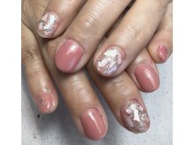 ヘアーアンドネイル ルシア(Hair&Nail Lucia)/ピンクワンカラー×シェル