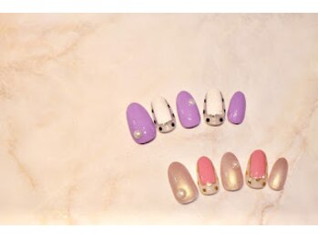 ブリオン 六本松店(Bullion)/ドット×スクエアネイル