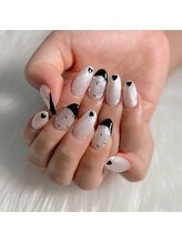 バブラブ/フレンチネイル×ハート