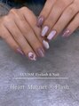 ラヴィズム アイラッシュ アンド ネイル 長岡店(LUVISM)&nbsp;定額デザイン★シンプルａ流行りのマグハート♪